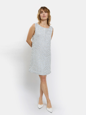 ROBE NACRE SANS MANCHES 