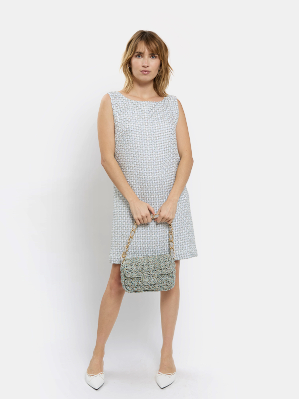 ROBE NACRE SANS MANCHES 