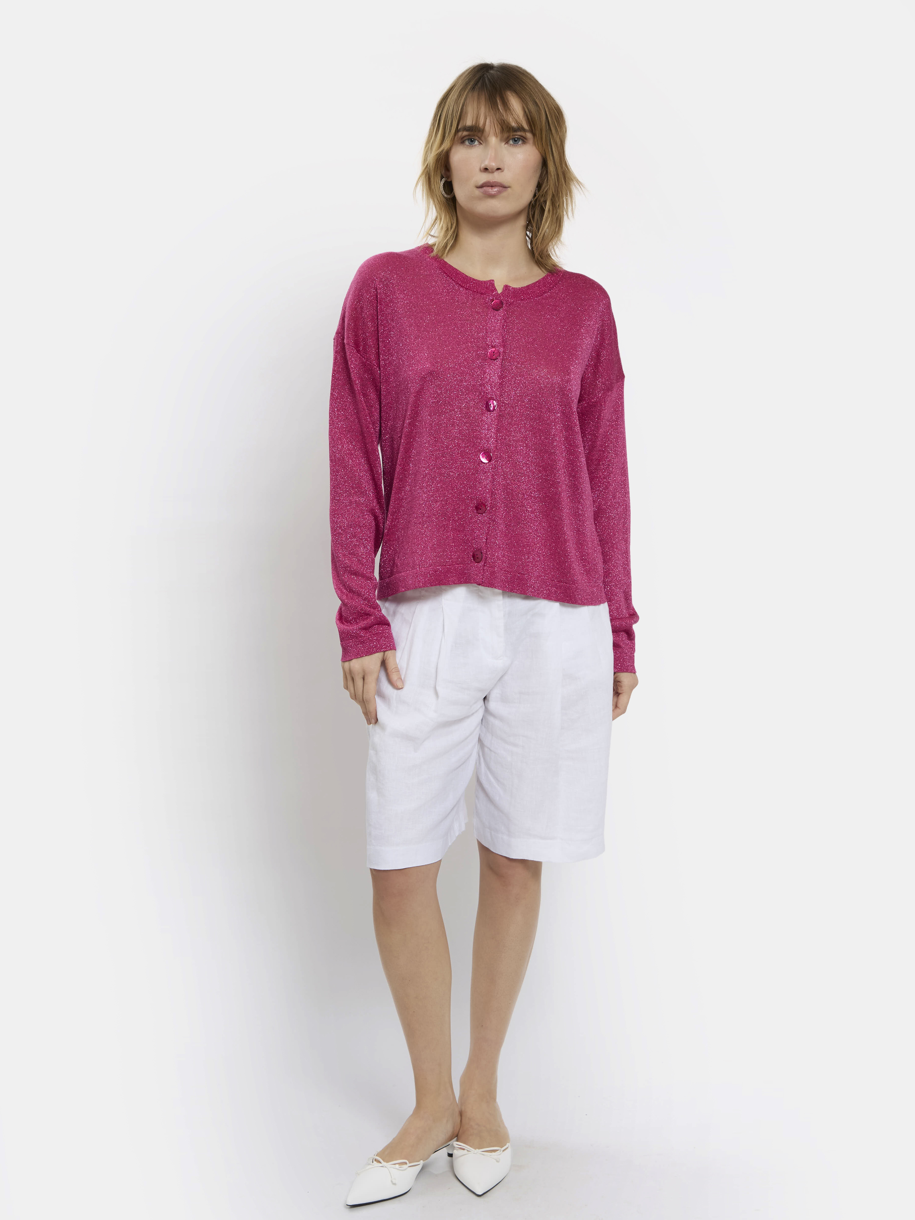 CARDIGAN EN LIN SCALA