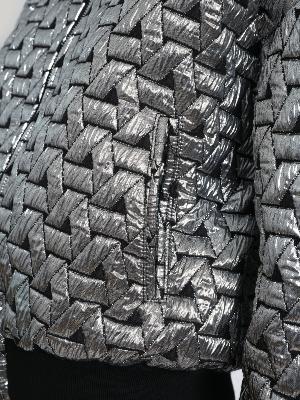 BOMBERS MATELASSÉ ARGENT